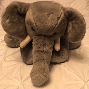 Extra large stuffed elephant.